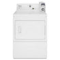 Whirlpool - Commercial Electric Super-Capacity Dryer, Coin-Slide And Coin-Box - White