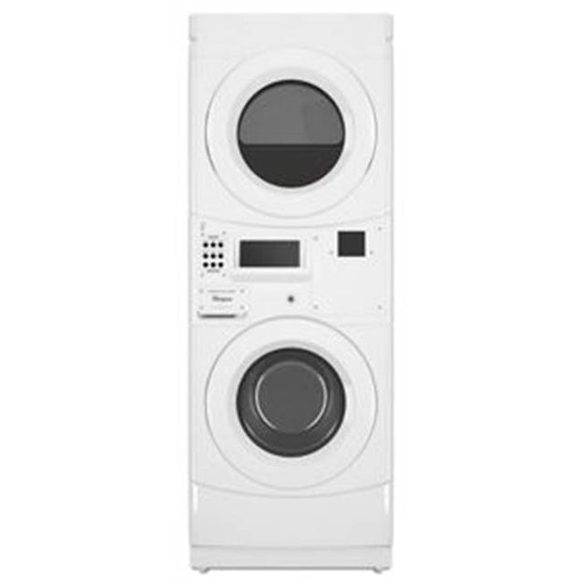 Whirlpool - Gas Stacked Commercial Washer Dryer Non Coin