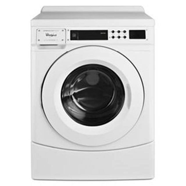 Whirlpool - 27'' Commercial High-Efficiency Energy Star-Qualified Front-Load Washer, Non-Vend - White