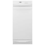 Whirlpool - 15-inch Convertible Trash Compactor - White