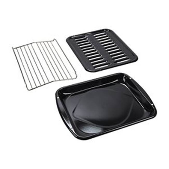 Whirlpool - Range Broiler Pan: Includes Pan And Grid, Porcelain