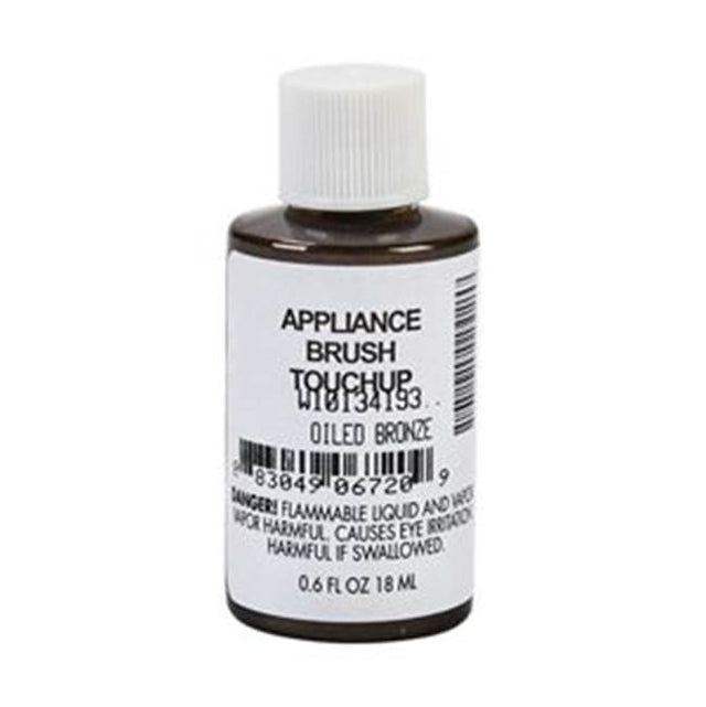 Whirlpool - Touch Up Paint: 0.6-Oz Paint Bottle W/Brush, Color Spec-967125, Color- Oiled Bronze