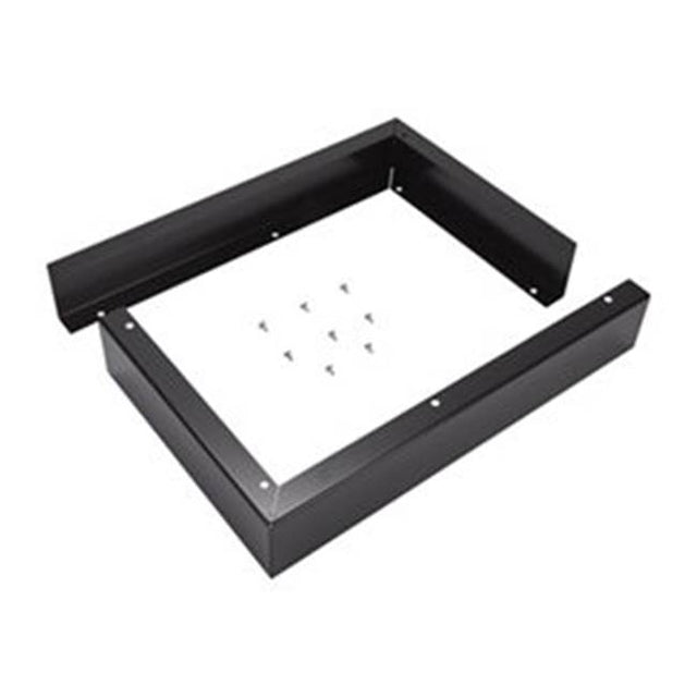 Whirlpool - Microwave Hood Combination Filler Kit: Universal, Black Metal, 3-In X 17 1/4-In X 11-In, Recommended For Khms1850 And Gh5184