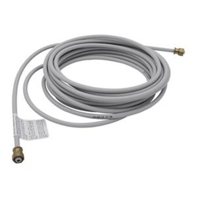 Whirlpool - Refrigeration Water Line: 25-Ft Pex Water Supply Tube With Compress-Nut Ends For Icemaker, Ice-Water Dispenser, Humidifier, Color-Gray, Pkg-Bag
