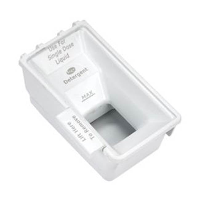 Whirlpool - Washer Dispenser-He Detergent: Single Dose Cartridge 4.25-In L X 2.5-In W X 2.5-In H, Color: White, Pkg: Bag