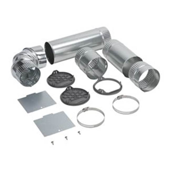 Whirlpool - Dryer L, R, Bottom Internal Vent Kit: Universal Grey