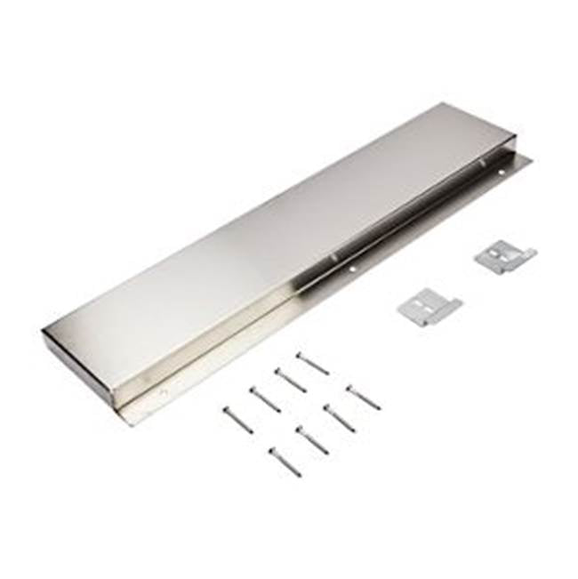 Whirlpool - Range Backsplash: Slide-In, 6-In - Stainless