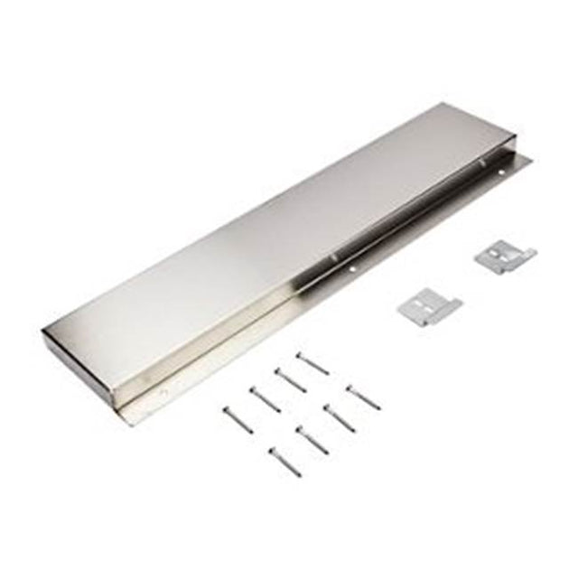Whirlpool - Range Backsplash: Slide-In, 6-In - Stainless