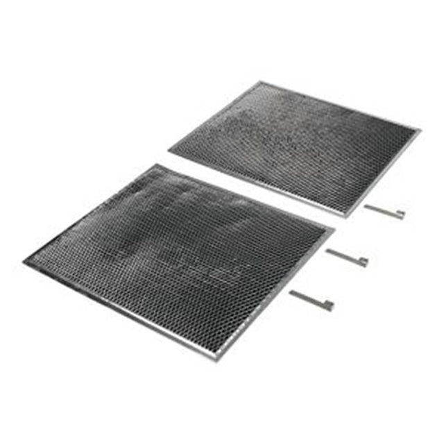 Whirlpool - Range Hood Recirculation Replacement Filter Kit: 2 Of 16 1/2-In X 11 1/2-In Charcoal Filter, 4 Spring Clips, Fits 30-In Color: Silver, Pkg: Box