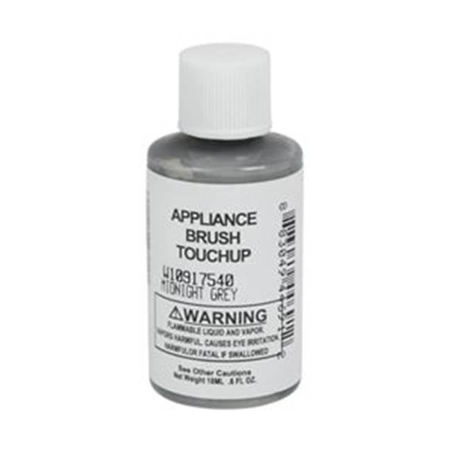 Whirlpool - Touch Up Paint: 0.6-Oz Paint Bottle W/Brush, Color Spec-, Color- Midnight Grey