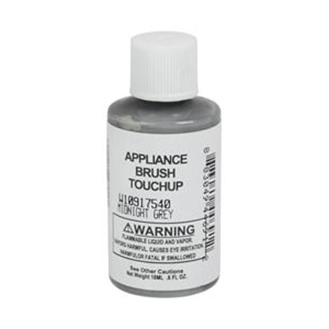 Whirlpool - Touch Up Paint: 0.6-Oz Paint Bottle W/Brush, Color Spec-, Color- Midnight Grey