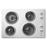 Whirlpool - Whirlpool 30'' Electric Cooktop with Dishwasher-Safe Knobs - White