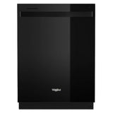 Whirlpool - Large Capacity Dishwasher with Tall Top Rack - Black