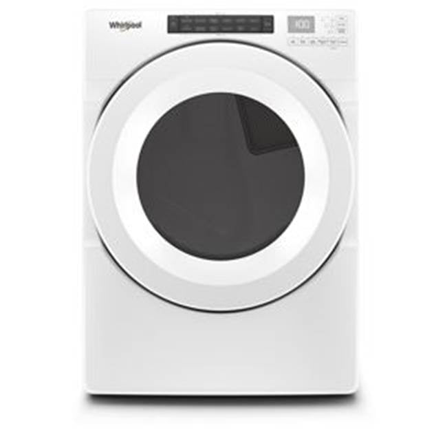 Whirlpool - 7.4 Cu. Ft., 12 Cycles, 4 Options, 4 Temperatures, Sensor Dry, Wrinkle Shield, Ecoboost - White