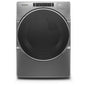 Whirlpool - 7.4 Cu. Ft., 13 Cycles, 8 Options, 5 Temperatures, Steam Refresh, Drum Light, Wrinkle Shield, Stainless Steel Drum, Static Reduce Option - Chrome Shadow