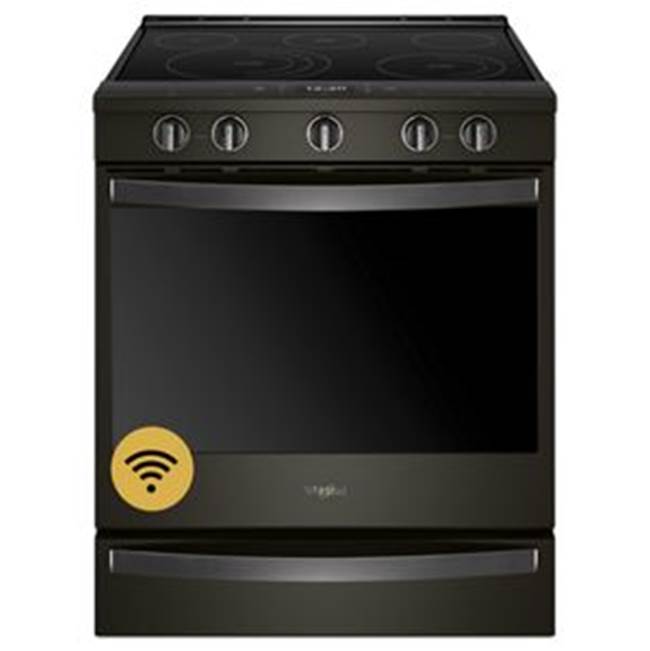 Whirlpool - Slide-in, Range/Cooker - Black Stainless