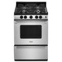 Whirlpool - 24'' Freestanding Range- Gas - Stainless Steel
