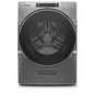 Whirlpool - 5.0 Cu. Ft., 14 Cycles, 11 Options, 5 Temperatures, 1200 Rpm, Heater, Steam, 12 Hr. Fan Fresh, Large Load And Go, Wash And Dry Cycle - Chrome Shadow