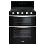 Whirlpool - 6.0 Cu. Ft. Gas Double Oven Range with Center Oval Burner