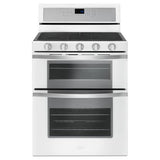 Whirlpool - 6.0 Cu. Ft. Gas Double Oven Range with Center Oval Burner