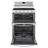 6.0 Cu. Ft. Gas Double Oven Range with Center Oval Burner