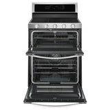 6.0 Cu. Ft. Gas Double Oven Range with Center Oval Burner
