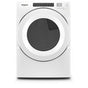 Whirlpool - 7.4 Cu. Ft., Heat Pump, 12 Cycles, 4 Options, 4 Temperatures, Ventless Installation, Advanced Moisture Sensing, 2Nd Lint Filter, - White
