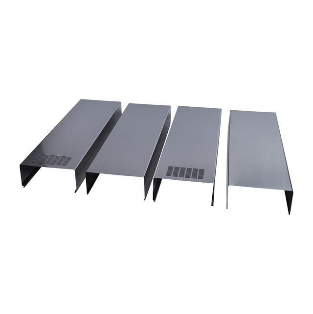 Whirlpool - Island Hood Chimney Extension Kit - Stainless Steel (Kvib6/Wvi75)