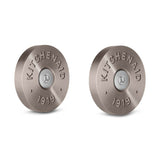 Whirlpool - Range Handle Medallions: (Qty 2) Medallions With 1/8-In Hex Wrench, (Qty 2) Medallion Screws For Kad - Bronze