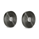 Whirlpool - Range Handle Medallions: (Qty 2) Medallions With 1/8-In Hex Wrench, (Qty 2) Medallion Screws For Kad - Black