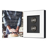 Range Handle Medallions: (Qty 2) Medallions With 1/8-In Hex Wrench, (Qty 2) Medallion Screws For Kad - Black