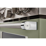 Range Handle Medallions: (Qty 2) Medallions With 1/8-In Hex Wrench, (Qty 2) Medallion Screws For Kad - Mascarpone