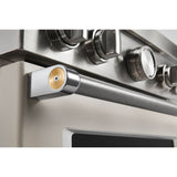 Range Handle Medallions: (Qty 2) Medallions With 1/8-In Hex Wrench, (Qty 2) Medallion Screws For Kad - New Gold
