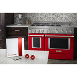 Range Handle Medallions Handle: (Qty 2) Medallions With 1/8-In Hex Wrench, (Qty 2) Medallion Screws For Kad - Red