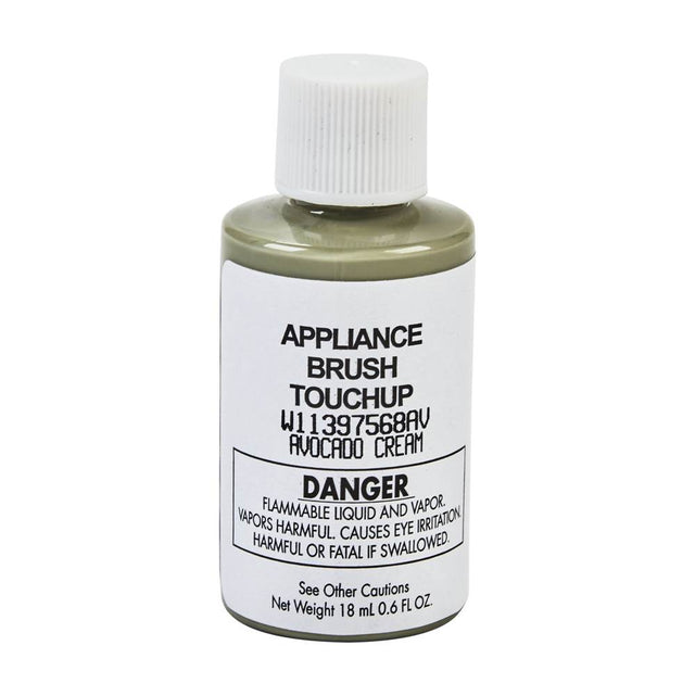Whirlpool - Touch Up Paint: 0.6-Oz Paint Bottle W/Brush, Color Spec-969573, Color- Avocado Cream