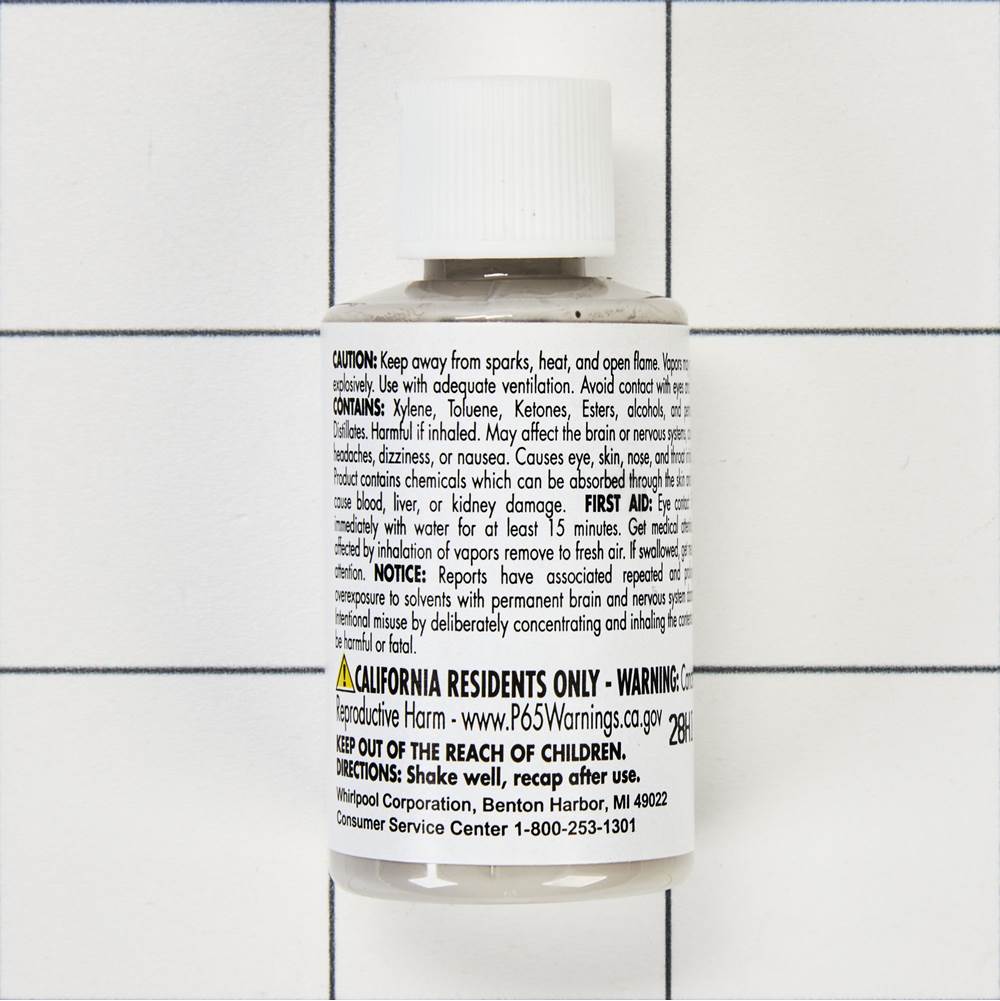 Touch Up Paint: 0.6-Oz Paint Bottle W/Brush, Color Spec-969572, Color- Milkshake