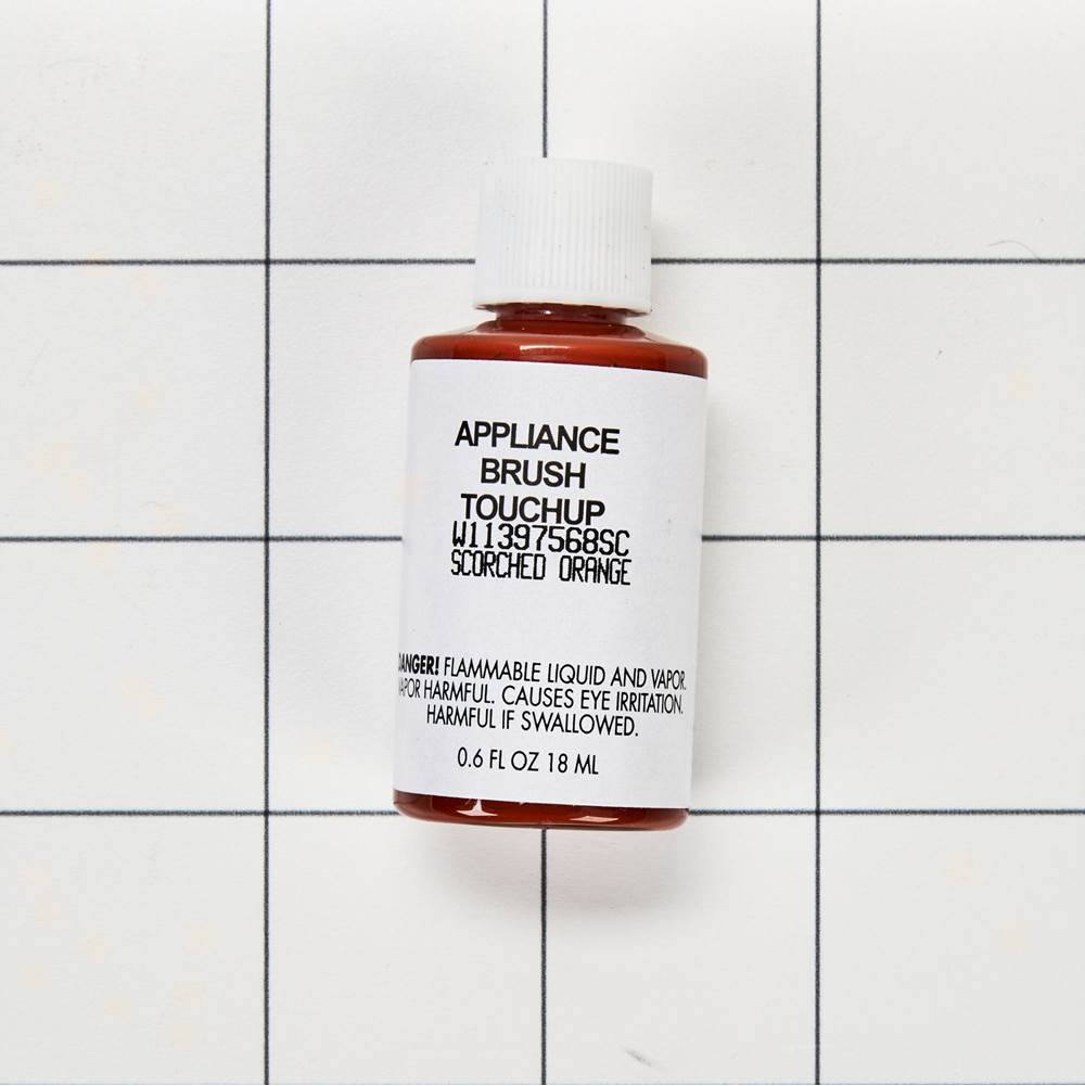 Touch Up Paint: 0.6-Oz Paint Bottle W/Brush, Color Spec-969644, Color- Scorched Orange