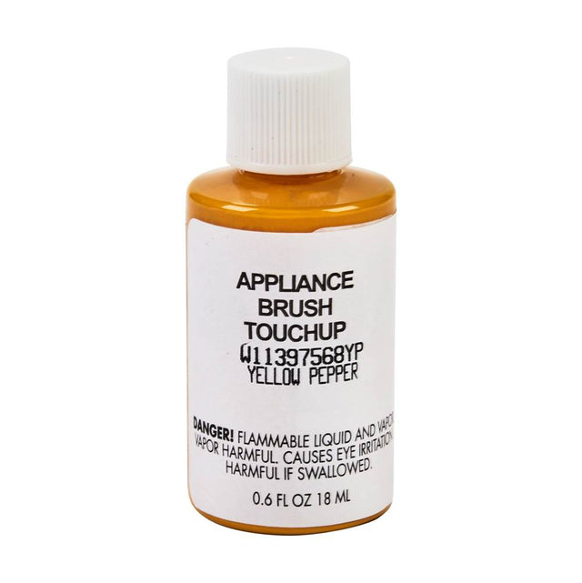 Whirlpool - Touch Up Paint: 0.6-Oz Paint Bottle W/Brush, Color Spec-967657, Color- Yellow Pepper