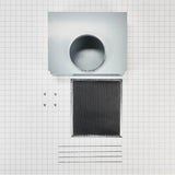 Range Hood Recirculation Filter: Charcoal Filter, Fits Wvw75Uc0Ds Wvwa5Uc0Hn Wvwa5Uc6Hn Wvw51Uc0Fs Wvw51Uc6Fs Wvw51Uc0Hv, Color: Silver