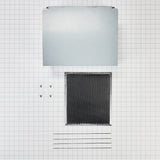Range Hood Recirculation Filter: Charcoal Filter, Fits Wvw75Uc0Ds Wvwa5Uc0Hn Wvwa5Uc6Hn Wvw51Uc0Fs Wvw51Uc6Fs Wvw51Uc0Hv, Color: Silver