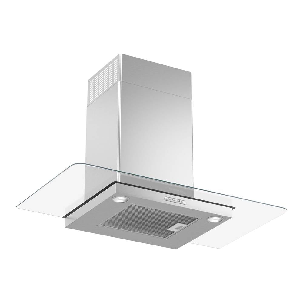 36'' Flat Glass Wall Mount Range Hood