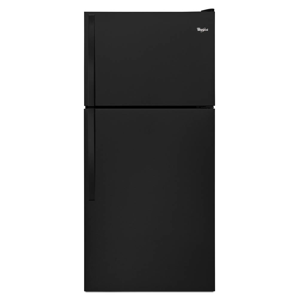 Whirlpool - 30-inch Wide Top Freezer Refrigerator - 18 Cu. Ft. - Black