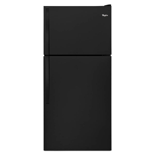 Whirlpool - 30-inch Wide Top Freezer Refrigerator - 18 Cu. Ft. - Black