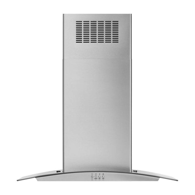 Whirlpool - 30'' Stainless Steel Pyramid Island Hood - Stainless Steel