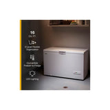 16 Cu. Ft. Chest Freezer with Shelves