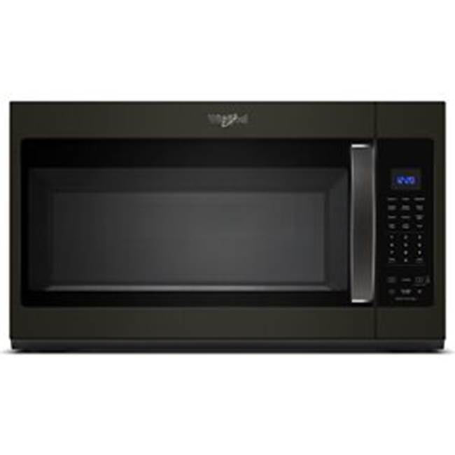 Whirlpool - Microwave, Hood, Combination - Black Stainless