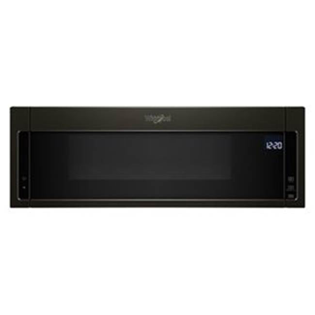 Whirlpool - Microwave, Hood, Combination - Black Stainless
