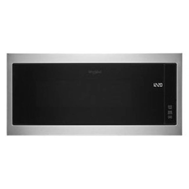 Whirlpool - 1.1 Cu Ft Slide In Microwave With Slim Trim Kit