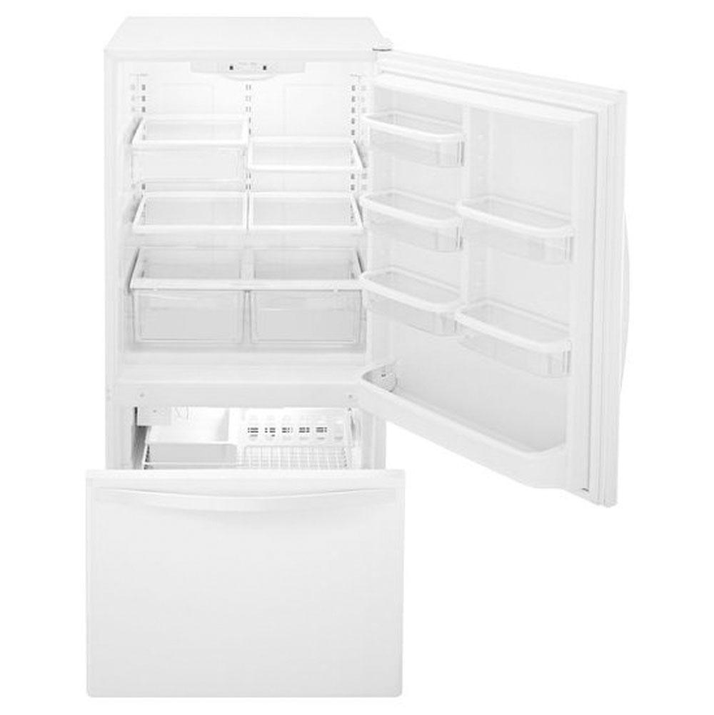 33-inches wide Bottom-Freezer Refrigerator with SpillGuardE Glass Shelves - 22 cu. ft
