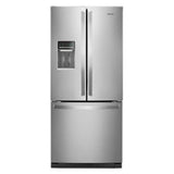Whirlpool - 30-Inch Wide French Door Refrigerator - 20 Cu. Ft. - Fingerprint Resistant Stainless Steel